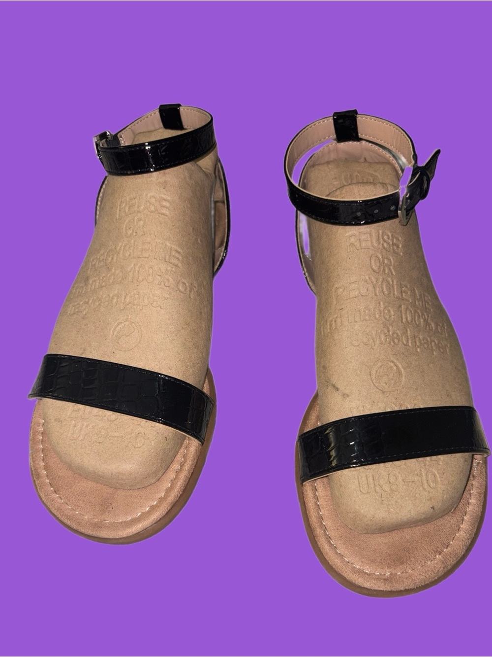 Aerosols Black Ankle-Strap Women's Sandals⭐️NEW⭐️
